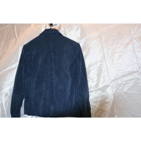 Alfred Dunner Women Size 10 Petite Jacket, Blue Corduroy - Picture 7 of 10